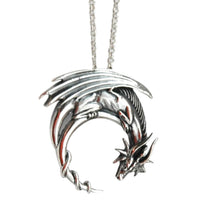 Load image into Gallery viewer, Dragon Necklace Winged